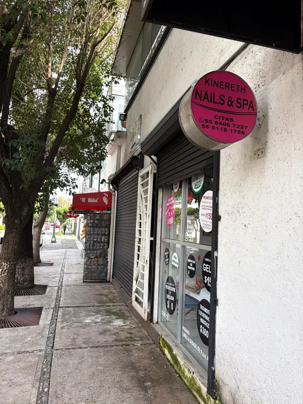 Entrada de Kinereth Nails and Spa en Buenavista 124